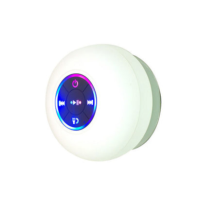 Stor sugkopp Vattentät Bluetooth-högtalare LED-ljusutsändande