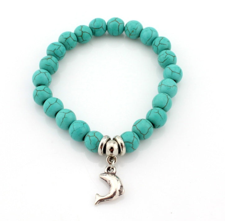 Boho Vintage Turquoise Bracelet - Stylish Fashion Jewelry