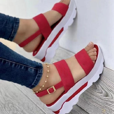 Women's Shoes Casual Buckle Platform Sandals Summer Fashion