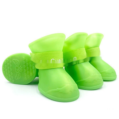 Creative Anti Slip Soft Soled Pet Rain Shoes