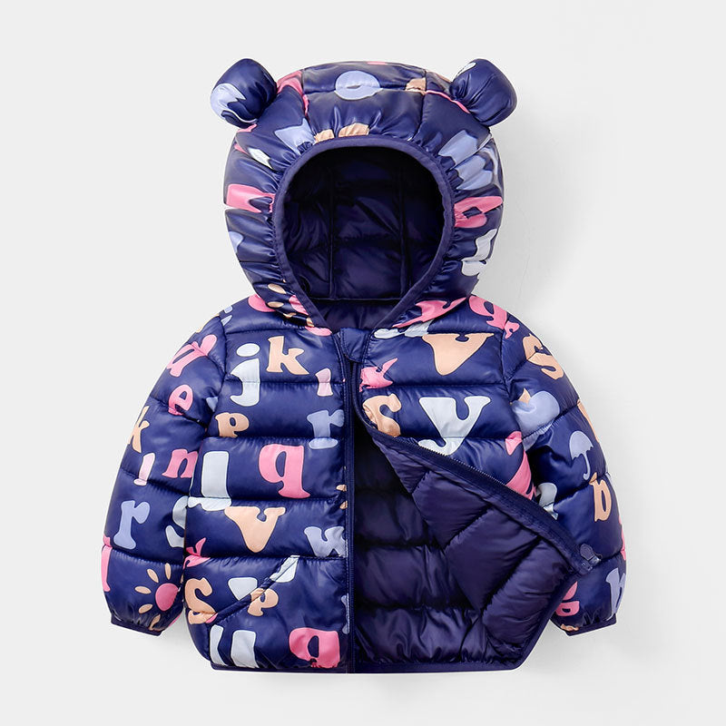 Foreign Trade Children's Down And Wadded Jacket Lightweight Boys And Girls Winter Cotton-padded Jacket Baby Autumn And Winter Clothes Cotton Clothes