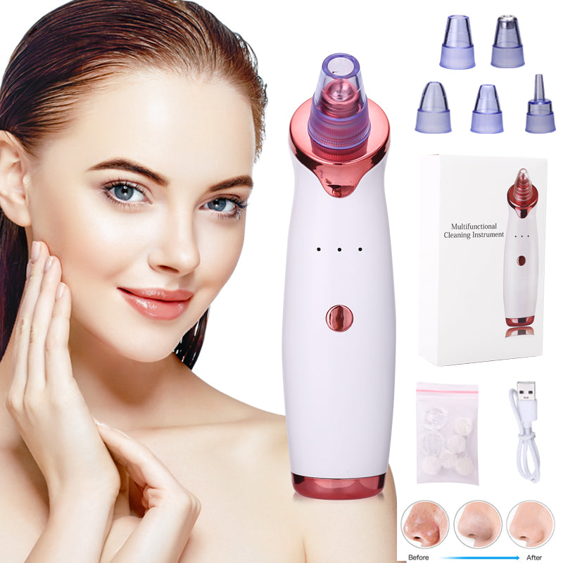 Blackhead Remover Instrument Black Dot Remover Acne vakuum ansikte ren svart huvud Pore rengöring Skönhet skinnvård verktyg