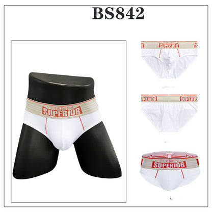 Men's Underwear Low Waist Cotton Sports Fitness Briefs