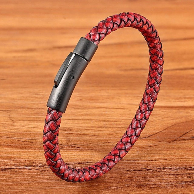 Herr för kvinnor Armband Svarta rostfria smycken Gåvor 