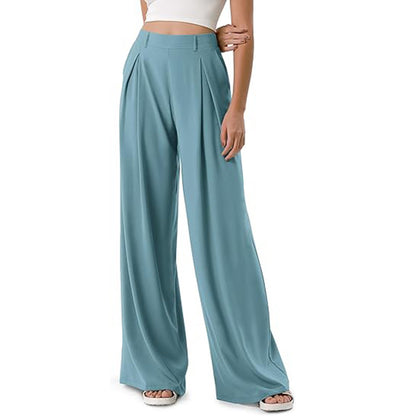 Straight Loose Workout Pants High Waist Commuter Women