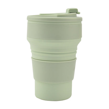 Tasse pliante avec couvercle, Gadgets de cuisine, tasse pliable avec couvercle, pour café, voyage en plein air, tasses portables pour boire de l'eau et du thé