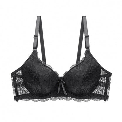 Lace Hollow Massage Push Up Bras Underwear For Women