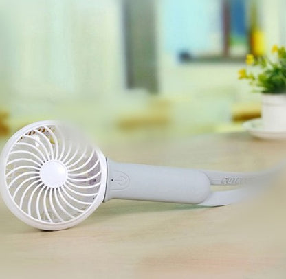 Mini usb hand fan cooling portable fan led light air conditioner cooler adjustable speed heat rechargeable battery fans 200mm