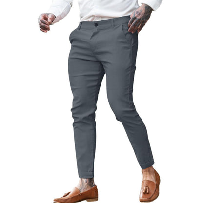 Men's Twill Cotton Stretch Fashion Slim Pencil
