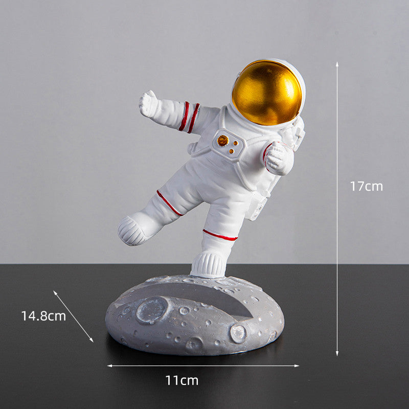 Astronaut desktop office pen holder