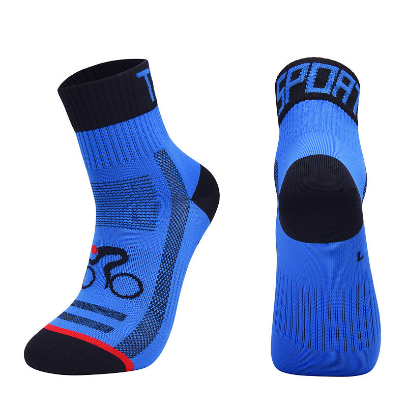 Chaussettes de cyclisme professionnelles en plein air Chaussettes de course