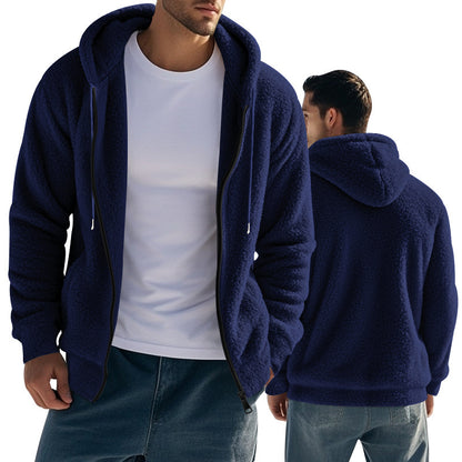 Loose Cardigan Casual Hooded Jacket Sweater Men