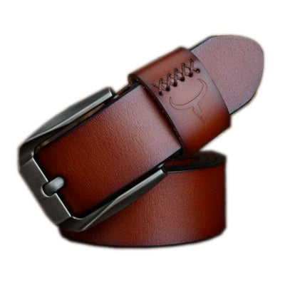 Ceinture homme en cuir à boucle ardillon