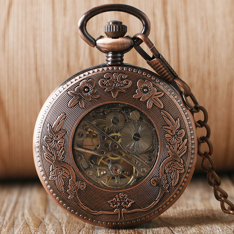 Vintage manual mechanical pocket watch