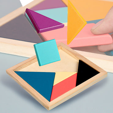 Teachers Specify Tangram Geometric Puzzles To Play Teaching Aids