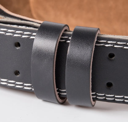 Fitness Squat Hard Pull PU Leather Belt - Workout Empowerment