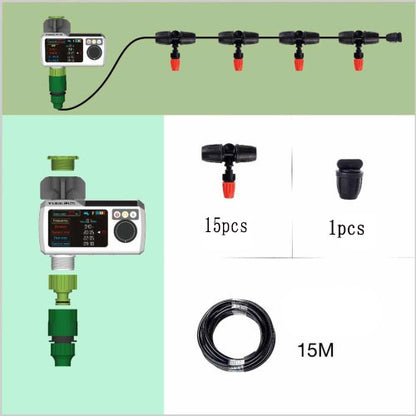 Dispositif d'arrosage automatique pour balcon de jardin, contrôleur d'irrigation goutte-à-goutte Intelligent, synchronisation