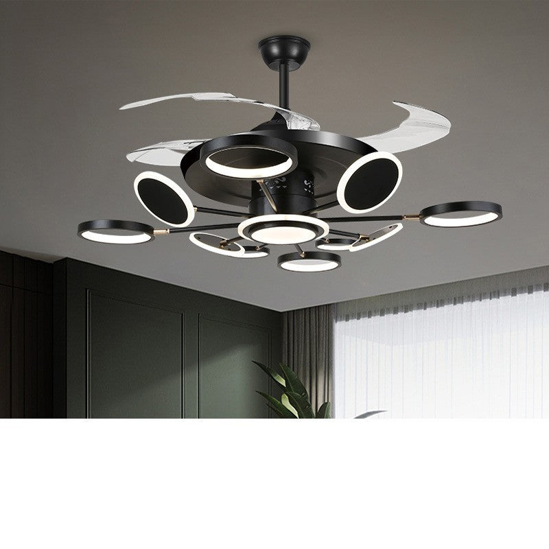 Nordic Ceiling Fans With LED Light Remote Control