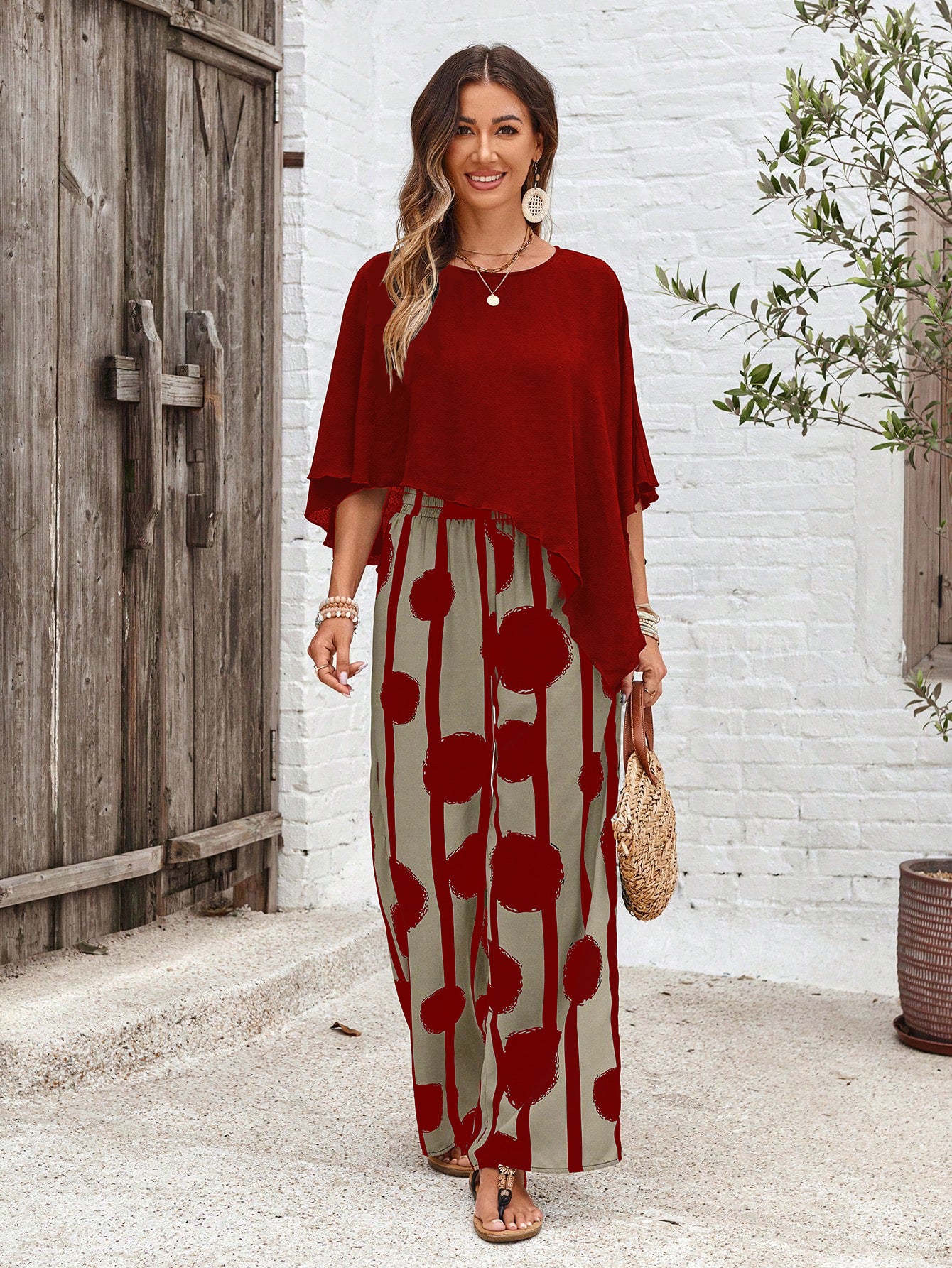 Holiday Fashion Casual Women's Trousers
