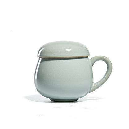 Concentric Ceramic With Lid Filter Office Tea Separation Office Cup