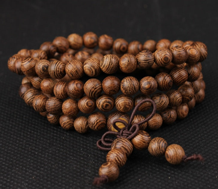 Shun Wenji Träarmband Cliff Bean Träarmband Pararmband Herr- och Damsmycken 108 Pärlarmband
