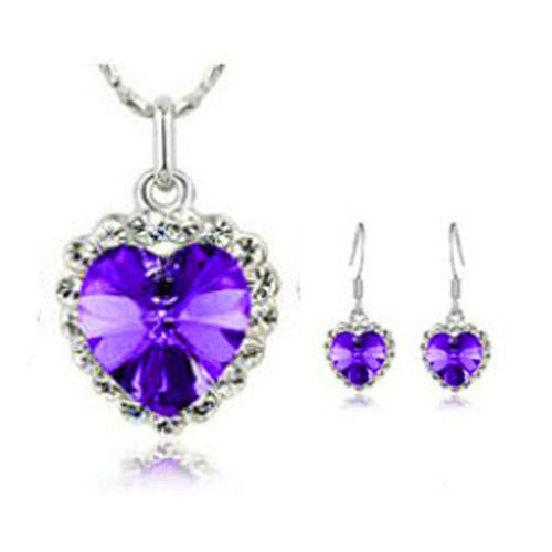 Ocean Star Necklace and Earring Set - Elegant Jewelry Collection