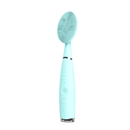 Facial Cleansing Brush Waterproof Silicone Cleansing Tool Portable Electric Handheld Facial Cleaning Brush Mini Pore Cleaner