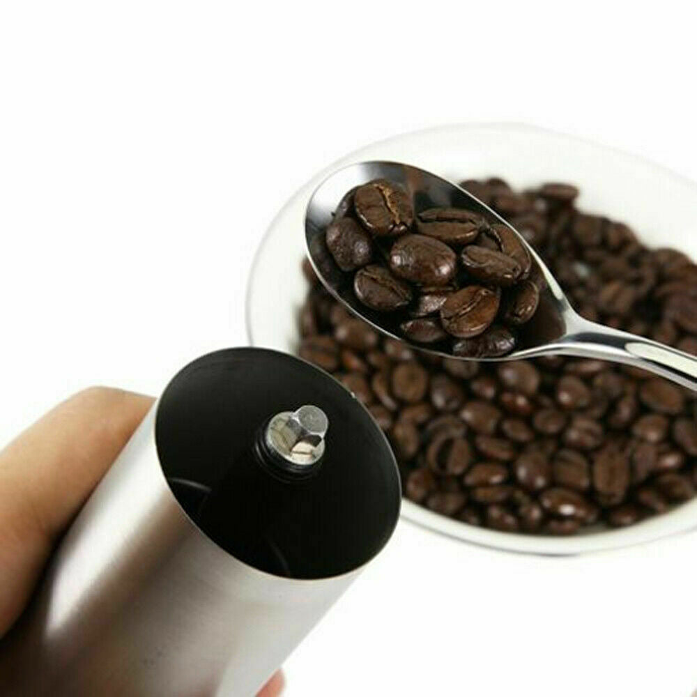 Handvev Peppar Konisk Burr Grinder Kaffebönor Mill Muller Rostfritt Stål