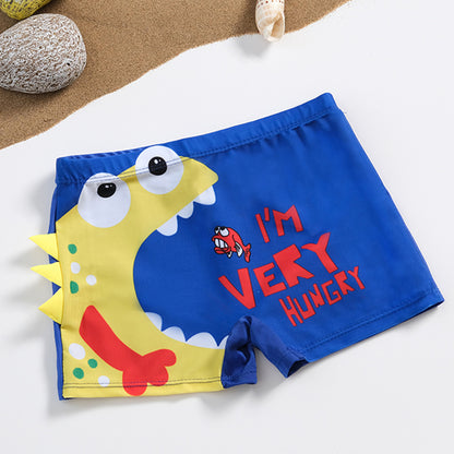 Swimsuit Cute Cartoon Big Children Print Shorts