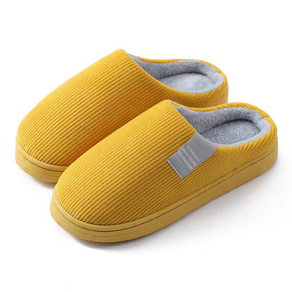 Corduroy Slippers For Women Home Shoes Men Women Couple