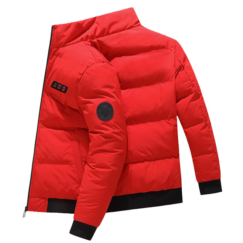 Outdoor Warm Heated Jacket Windproof Cotton Padded Clothes USB Heating Winter Keep Warm