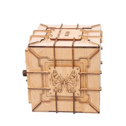 Kids Wood Pussel Lösenord Box Toy