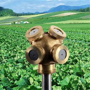 Mist Nozzles Water Spray Nozzle Garden Sprinkler Adjustable Spray Nozzle Brass Irrigation Fitting