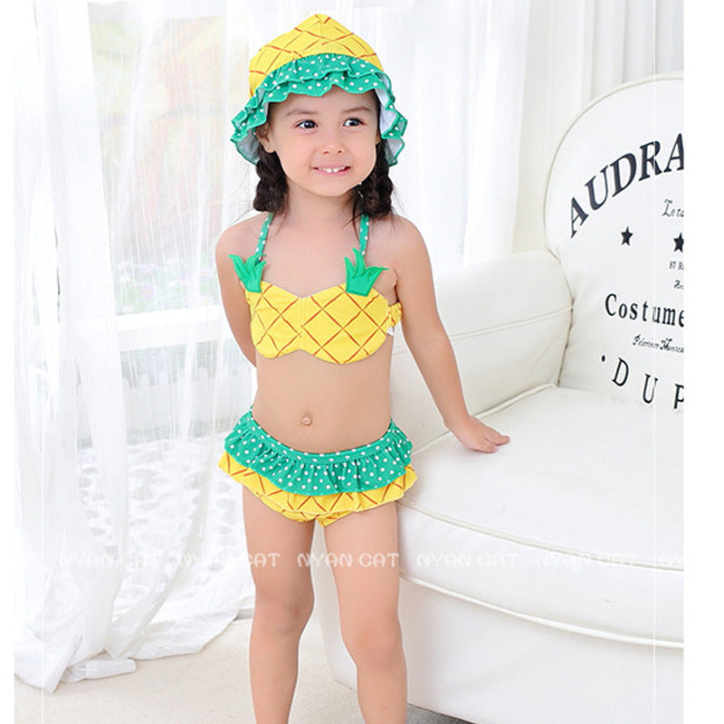 Strawberry children's swimsuit