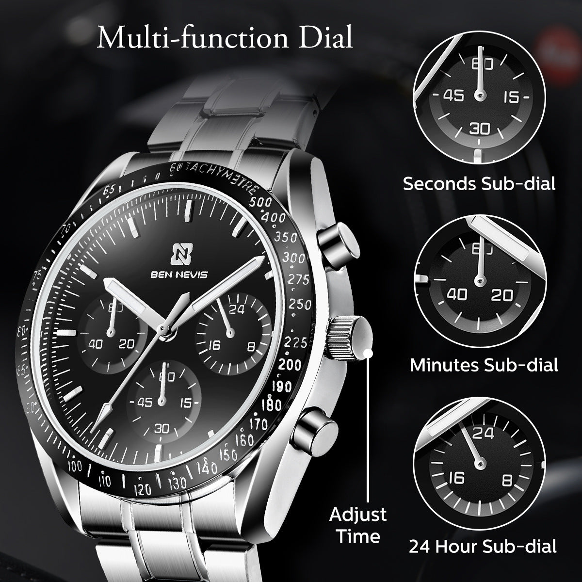 Quartz Fashion Men's Watches Are Multifunctional