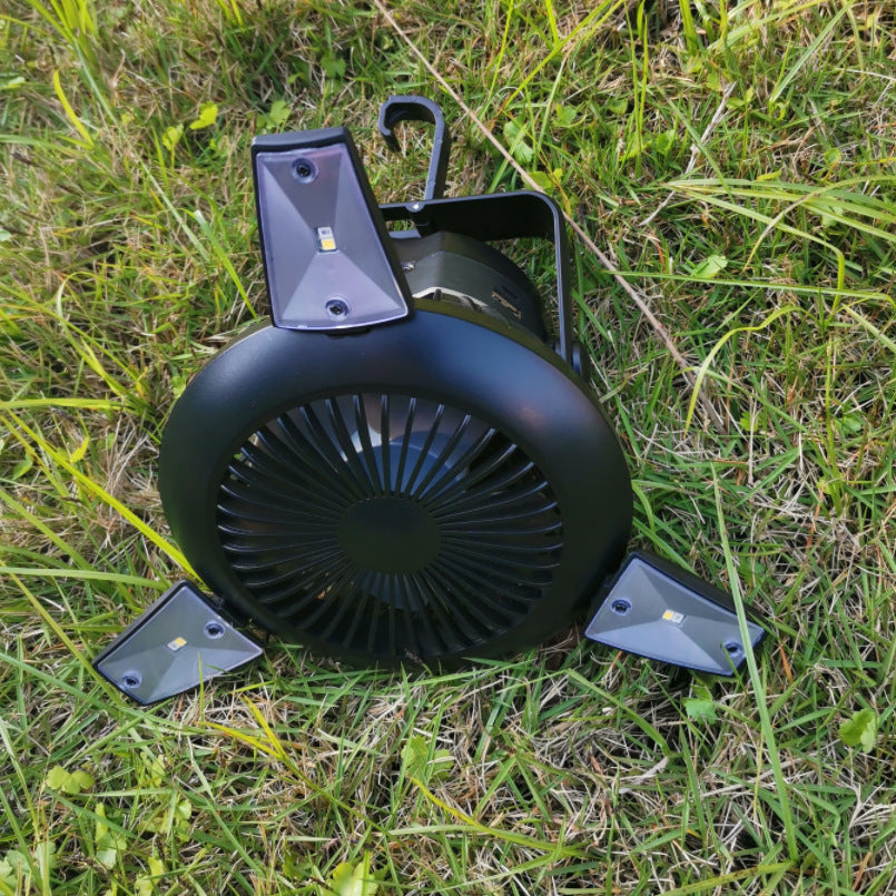 Utomhus Solar Camping Light med Vind