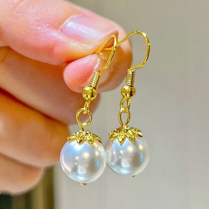 Luxury Australian White Pearl Earrings
