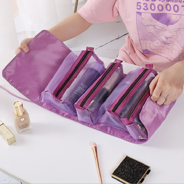 4pcs Cosmetic Bag Foldable Travel Bag