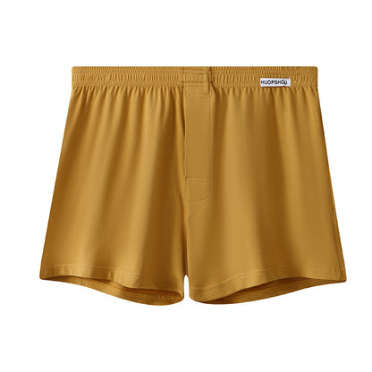 Lösa andningsbara Plus Size Herrunderkläder Enfärgade Boxers