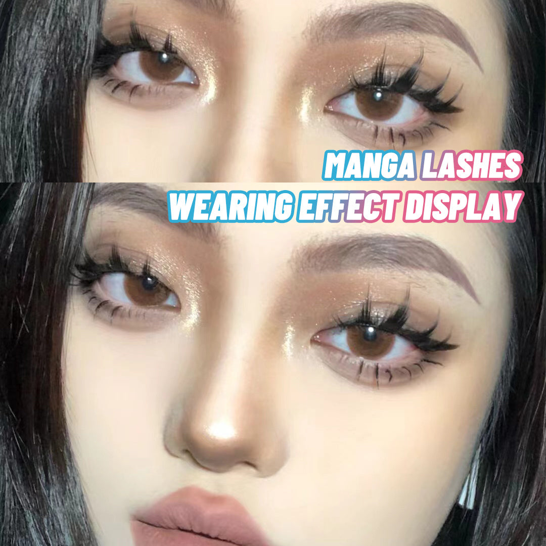 5 paires de cils Manga nouveauté Anime Cosplay naturel vaporeux maquillage coréen faux cils artificiels