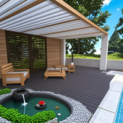 Waterproof, Wear-resistant, DIY Assembly, Garden, Courtyard, Balcony,plastic Flooring