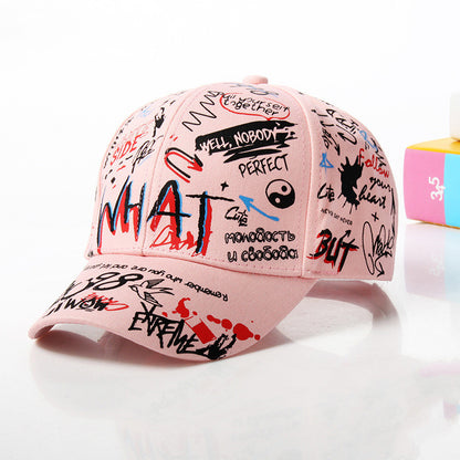 Nytt VAD Graffiti Baseball Cap Hip Hop Tide Hat sommar resor Shade Caps män kvinnor utomhus Sport Casual Hats Snapbacks Hattar Gorr