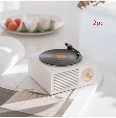 Trådlös mini bärbar retro grammofonhögtalare med Bluetooth-funktion 