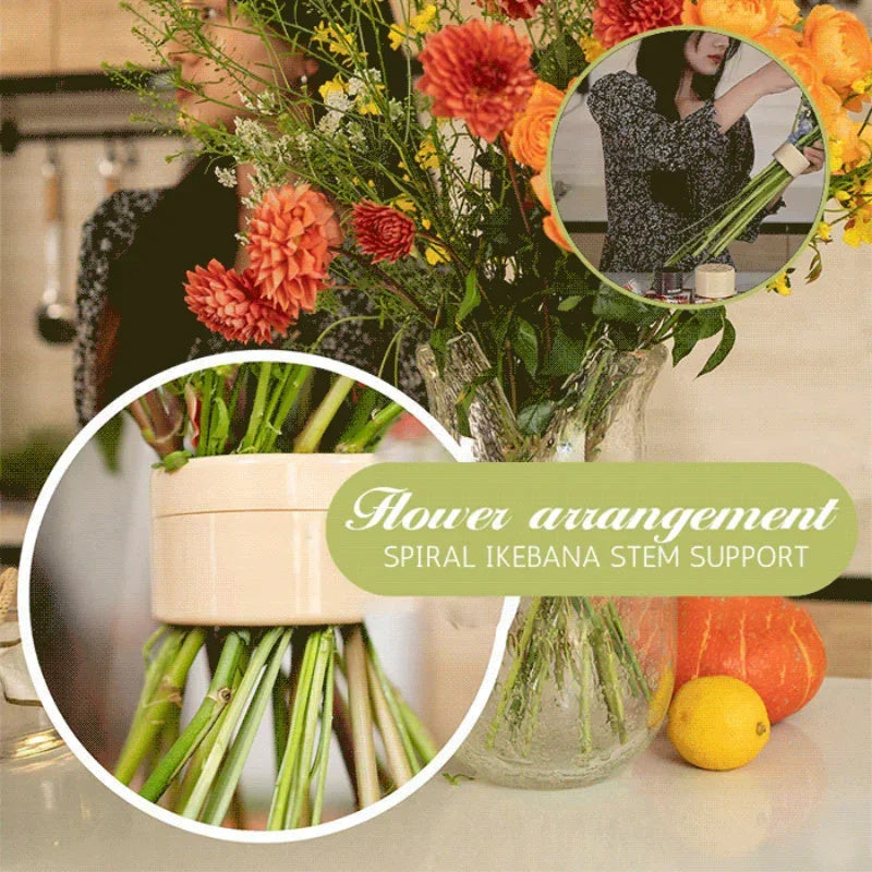 Vase à tige en spirale, support de tige en spirale, outil d'arrangement de fleurs, organisateur de Bouquet, décoration de maison, DIY