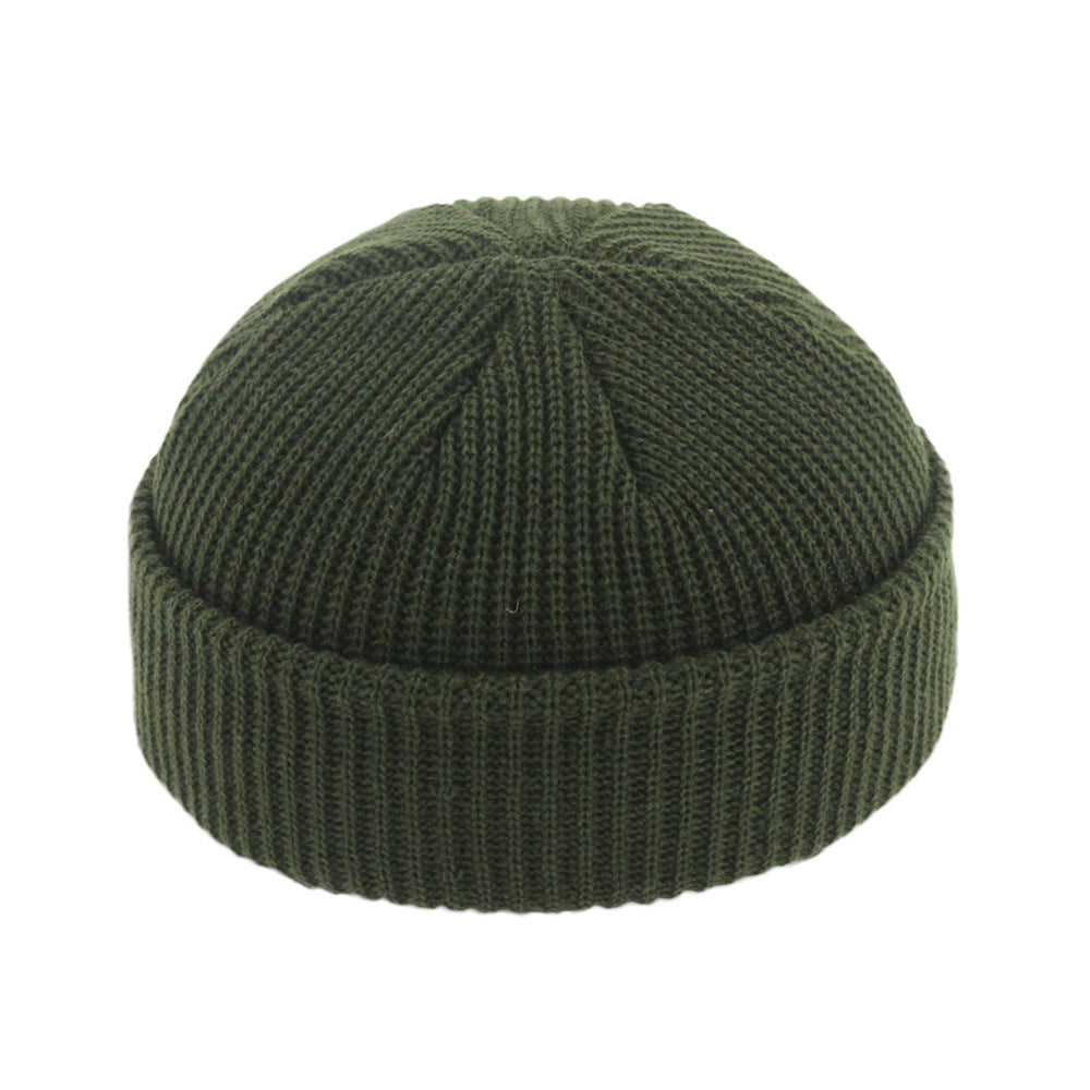 Knitted Hats For Women Skullcap Men Beanie Hat Winter Retro