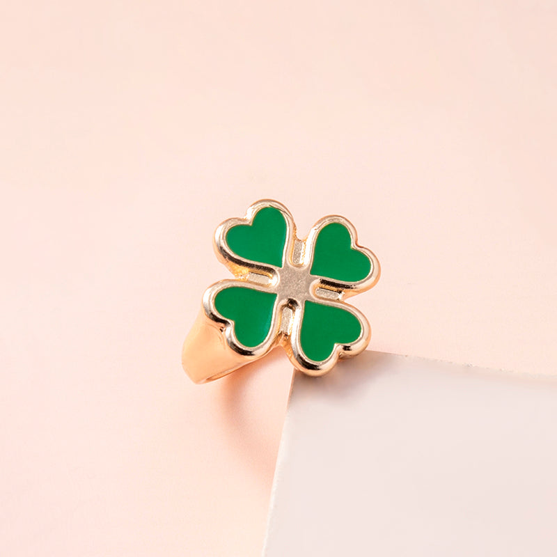 Four Leaf Clover Rings For Women Men