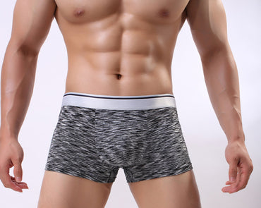 New Men's Purified Cotton Underwear Men's Boxers Color Cotton Blended Young Boys Mid Waist Boxer