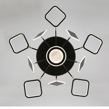 Nordic Ceiling Fans With LED Light Remote Control