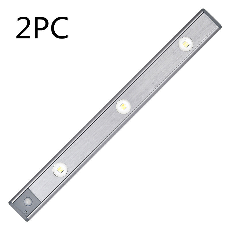 Motion Sensor Lamp Under The Cabinet Dimmable Cabinet Lamp Rechargeable Magnetic Suction Installation Kitchen Night Light Wardrobe Lamp