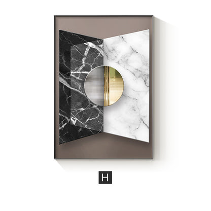 Abstract Geometric Canvas Painting Picture Home Decor Wall Poster